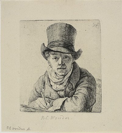 Önarckép alkotó: Pieter Christoffel Wonder