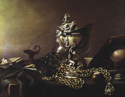 Csendélet Nautilusszal alkotó: Pieter Claesz