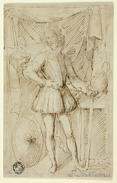 Egy páncélos nemes portréja alkotó: Pieter Claesz. Soutman