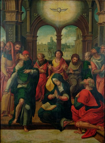 A Szentlélek leszállása alkotó: Pieter Coecke van Aelst