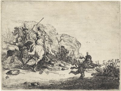 Lovas harc alkotó: Pieter Cornelisz. Verbeeck
