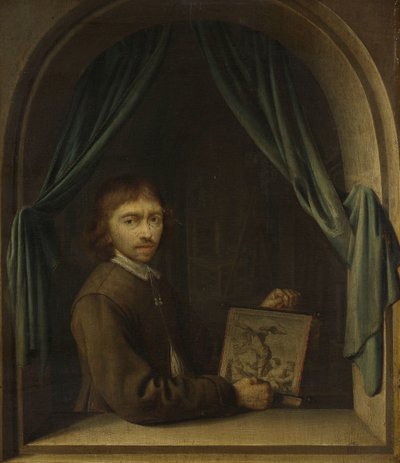 Egy festő portréja alkotó: Pieter Cornelisz. van Egmondt (attributed to)
