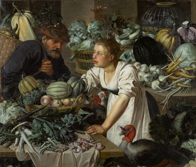 Csendélet két figurával alkotó: Pieter Cornelisz. van Rijck