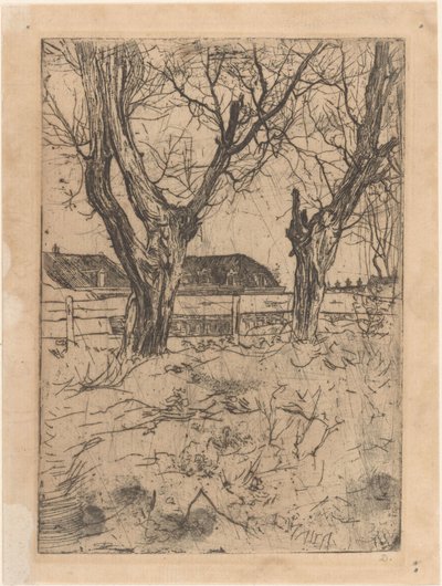 Két szárnyas fűz kerítésnek alkotó: Pieter Dupont (signed by artist)