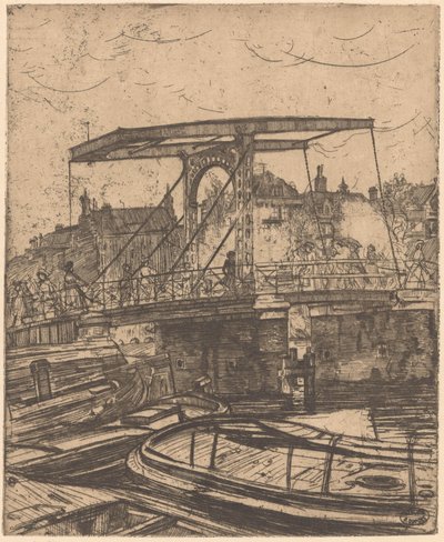 Skinny Bridge Amszterdamban alkotó: Pieter Dupont
