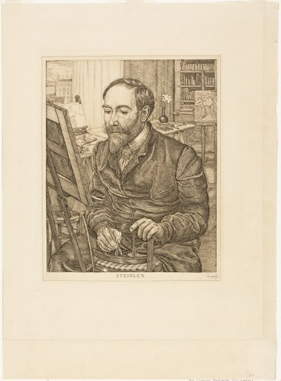Théophile Alexandre Steinlen portréja alkotó: Pieter Dupont