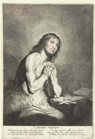 Keresztelő Szent János S. Ioannes Babtista (cím a tárgyon) alkotó: Pieter Fransz de Grebber