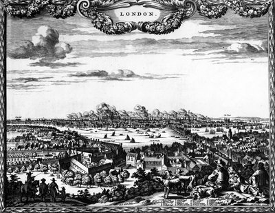 A londoni nagy tűzvész szárnya, 1666 alkotó: Pieter Hendricksz Schut