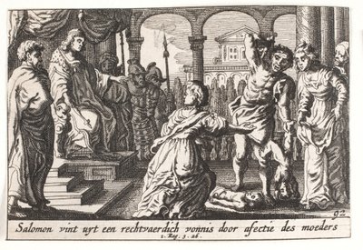 Salamon ítélete alkotó: Pieter Hendriksz. Schut