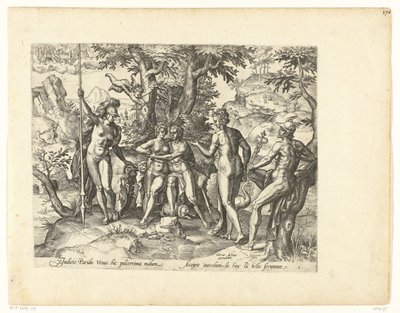 Párizs ítélete A trójai háború (sorozat címe) alkotó: Pieter Jalhea Furnius