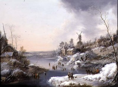 Téli táj alkotó: Pieter Jan van Veen