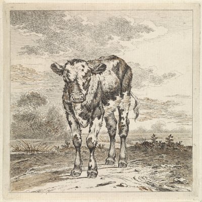Táj borjúval alkotó: Pieter Janson