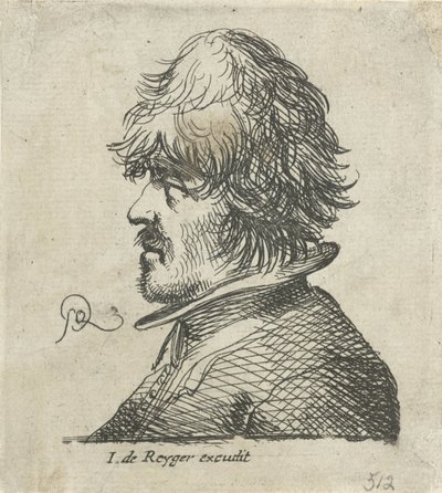 Halászsapkás férfi portré mellszobra alkotó: Pieter Jansz Quast