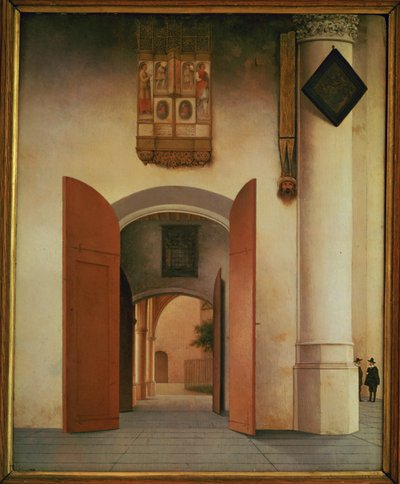A Szent Lőrinc templom, Alkmaar alkotó: Pieter Jansz Saenredam