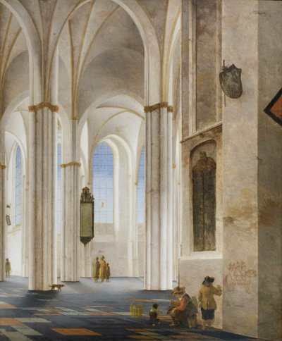 A Buurkerk belseje Utrechtben alkotó: Pieter Jansz Saenredam