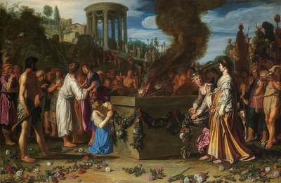 Orestes és Pylades vita. 1614 alkotó: Pieter Lastman