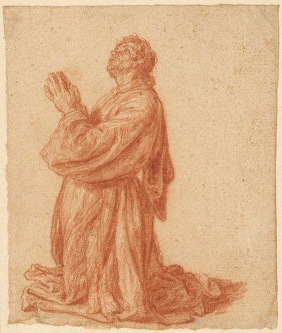 Studie eines knienden Mannes alkotó: Pieter Lastman