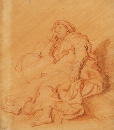 Tanulmány Rachel alakjáról, 1621 körül. alkotó: Pieter Lastman