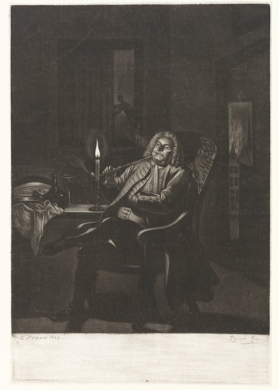 Pipázó ember alkotó: Pieter Louw