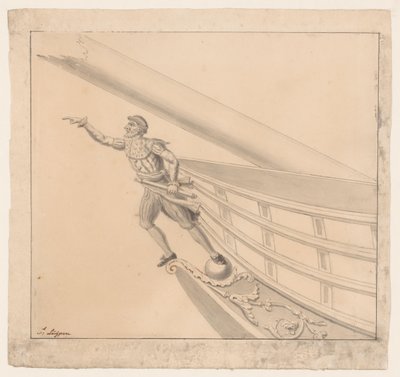 Távcsöves férfi figurája alkotó: Pieter Luypen (signed by artist)