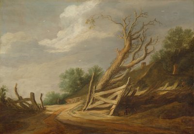 Táj nyitott kapuval, c. 16301635. alkotó: Pieter Molijn