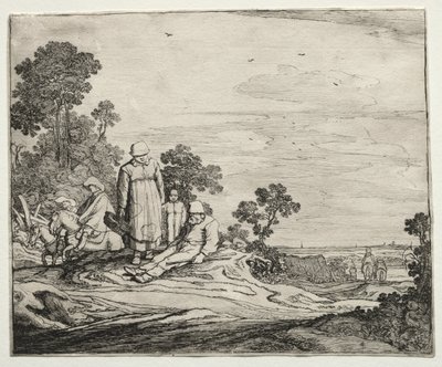 Táj parasztokkal, 1626. alkotó: Pieter Molyn