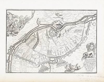 Narva térképe 1700-ban alkotó: Pieter Mortier