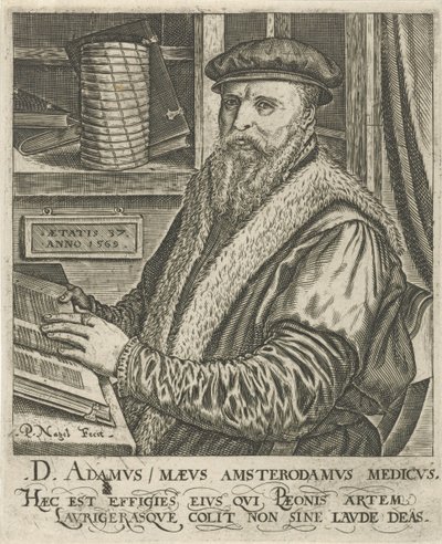 Adam Maeus portréja alkotó: Pieter Nagel