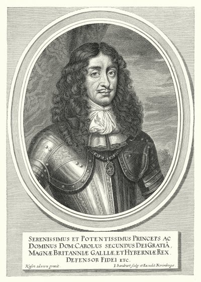 Károly, Anglia, Skócia és Írország királya (metszet) alkotó: Pieter Nason