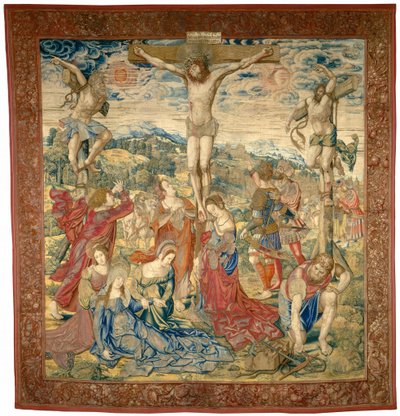 A keresztre feszítés alkotó: Pieter Pannemaker I after Bernard van Orley