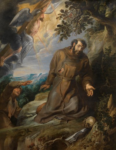 Szent Ferenc a Stigmaták átvétele, kb. 1630-1634. alkotó: Pieter Paul Rubens