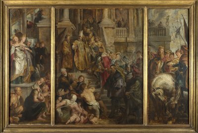 Vázlat a főoltárképhez, St Bavo, Gent, 1612 alkotó: Peter Paul Rubens