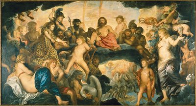 Az Istenek Tanácsa. alkotó: Pieter Paul Rubens