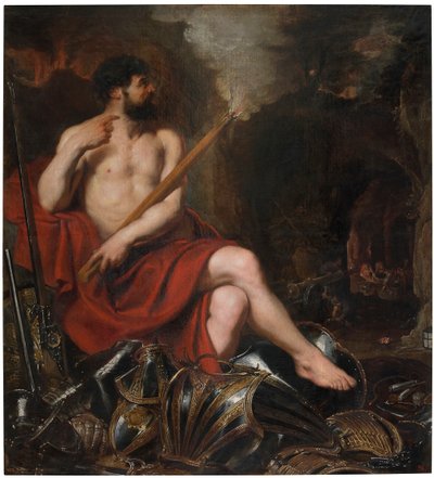 Vulkán és a tűz, 17. század. alkotó: Pieter Paul Rubens