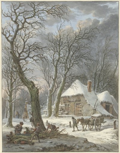 téli táj alkotó: Pieter Pietersz. Barbiers