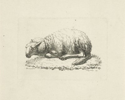 fekvő bárány alkotó: Pieter Roosing