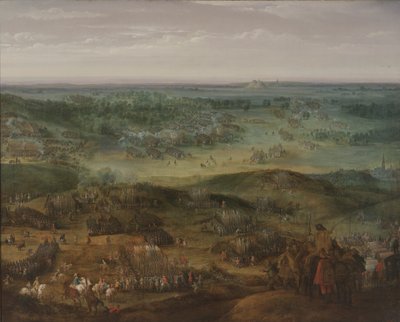 A nordlingeni csata 1634. szeptember 6-án. alkotó: Pieter Snayers
