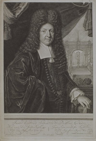 Jan Ernest Schmieden (1626-1707) 1707 alkotó: Pieter Stevens van Gunst