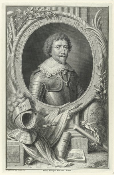 Frederik Hendrik, Orange-Nassau hercegének portréja alkotó: Pieter Tanjé