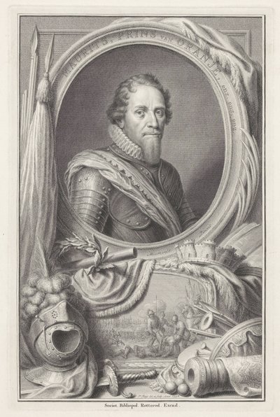 Maurits, Orange hercegének portréja alkotó: Pieter Tanjé