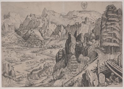 Magdalena Poenitens, Jan és Lucas van Duetecum által készített lenyomat alkotó: Pieter The Elder (after) Brueghel