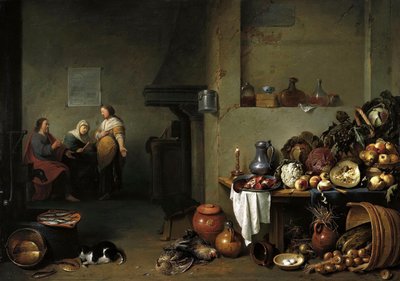 Krisztus Márta és Mária házában alkotó: Pieter de Bloot
