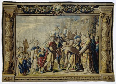 Orestes és Iphigenia hazatérése Aulisban Iphigenia és Orestes története (sorozat címe) alkotó: Pieter de Cracht