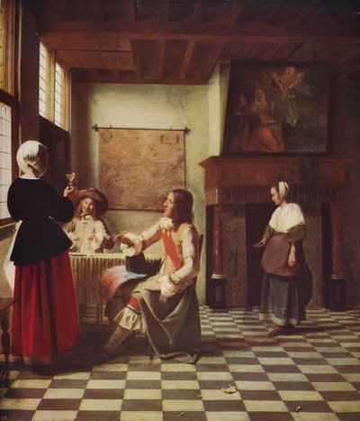 Egy holland ház belseje, c1658, c1915 alkotó: Pieter de Hooch