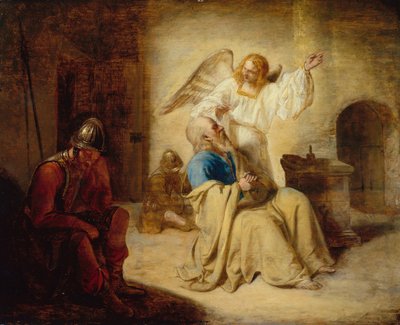 Szent Péter kiszabadítása a börtönből alkotó: Pieter de Hooch