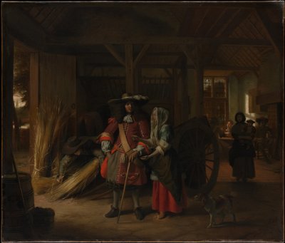 A háziasszony kifizetése alkotó: Pieter de Hooch