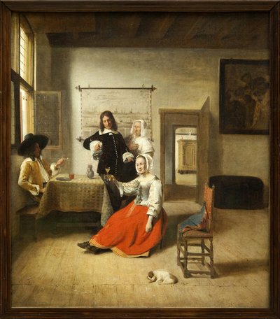 Az ivó alkotó: Pieter de Hooch