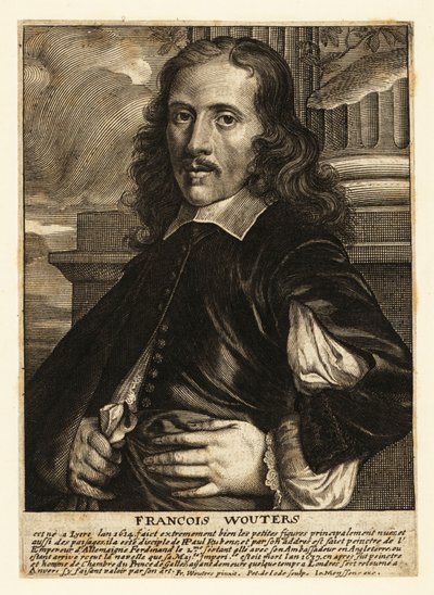 Frans Wouters flamand barokk festő, kabinetfestő és a római császár udvari művésze portréja alkotó: Pieter de II Jode
