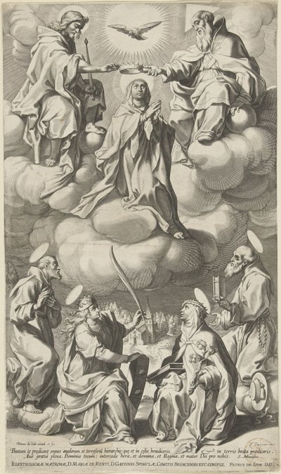 Mária koronázása alkotó: Pieter de Jode (I) (attributed to)