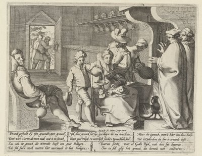 A lustaság allegóriája Gemack (cím az objektumon) alkotó: Pieter de Jode (I)